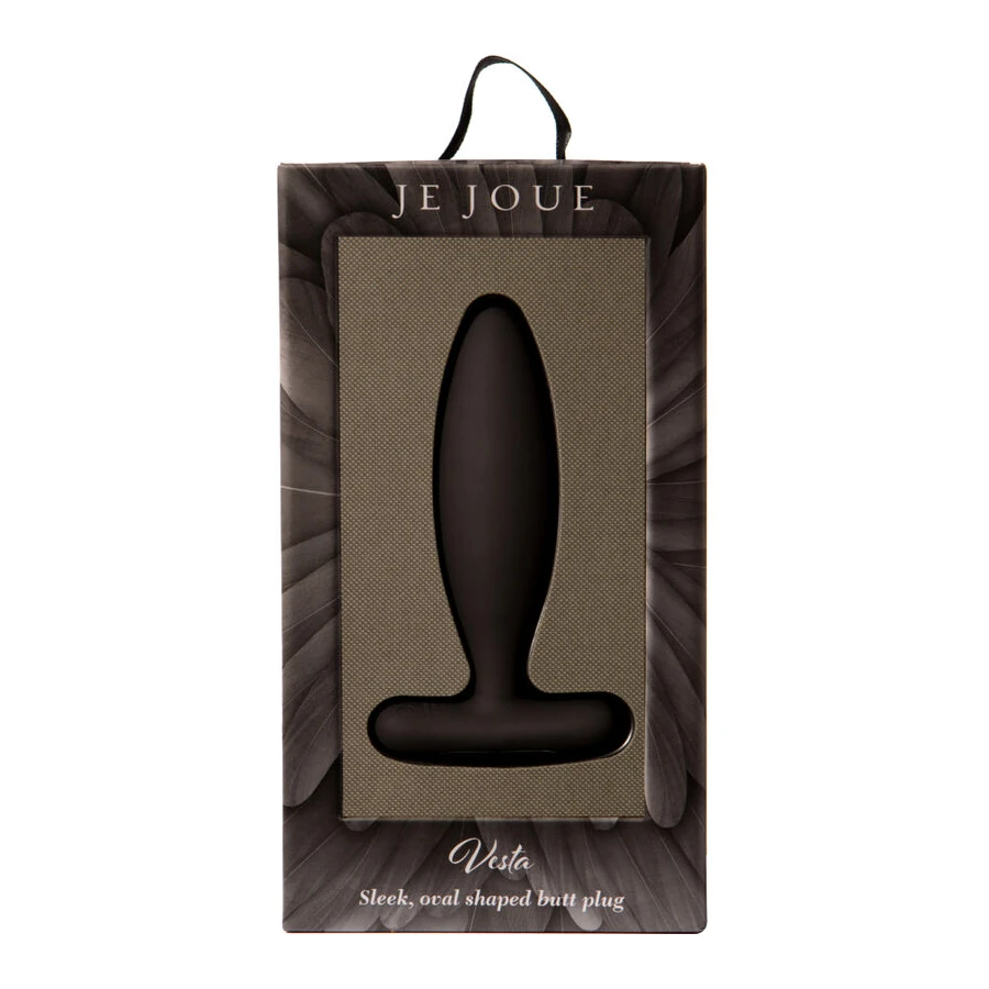 JE JOUE - VIBRATORE PLUG ANALE VESTA NERO